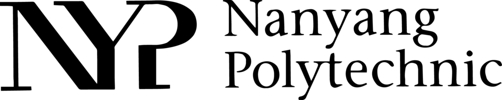 Black and White Logo of Nanyang Polytechnic (NYP) Singapore